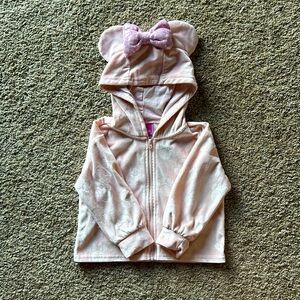 Minnie Mouse fleece pink hoodie